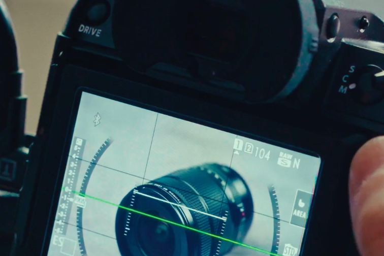 A back of a camera showing the product being photographed